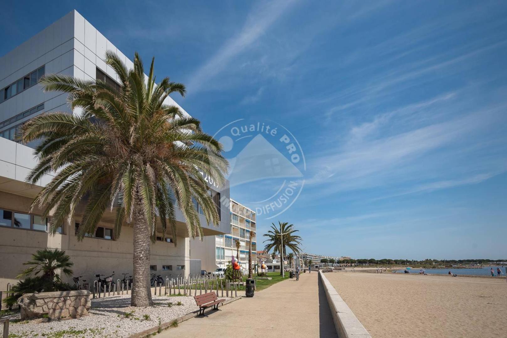 As21932 - Appartement P3 Magnifique Vue Mer En Dernier Etage Sur Le Front De Mer Le Grau-du-Roi Exterior foto
